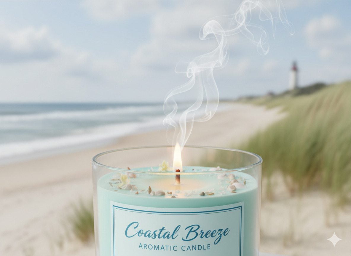 Coastal Breeze aromatic candle